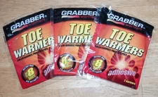 Lot of 3 Grabber Warmers Toe Warmers 6+ & 8 hours warmers