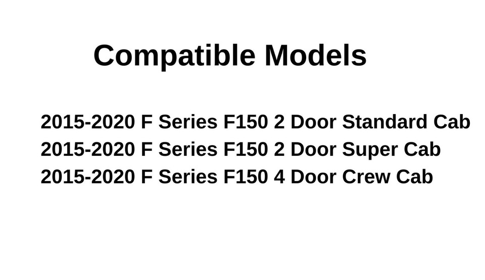 Stationary Back Window Back Glass Compatible with Ford F150 Pickup 201 – National Auto Glass Direct