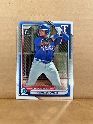 Abimelec Ortiz 2024 1st Bowman Chrome Card | eBay