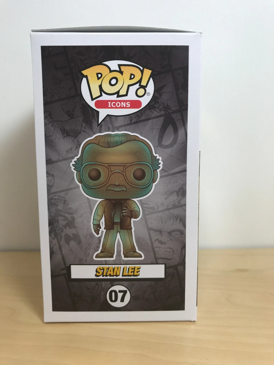 udpege sædvanligt Øl Funko Pop! Icons #07 Stan Lee (Bronze Patina) | eBay