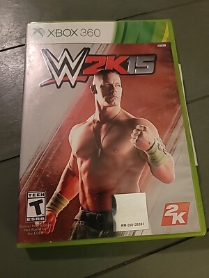 WWE 2K15 (Microsoft Xbox 360) In Original Box With Manuel