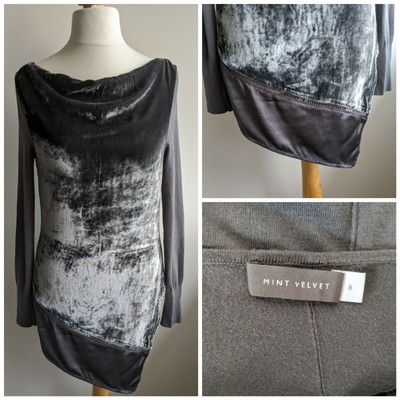 mint velvet grey top