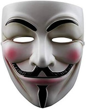 NEVLANTII V for Vendetta Guy Fawkes Mask Quality Anonymous Mask Halloween Cos...