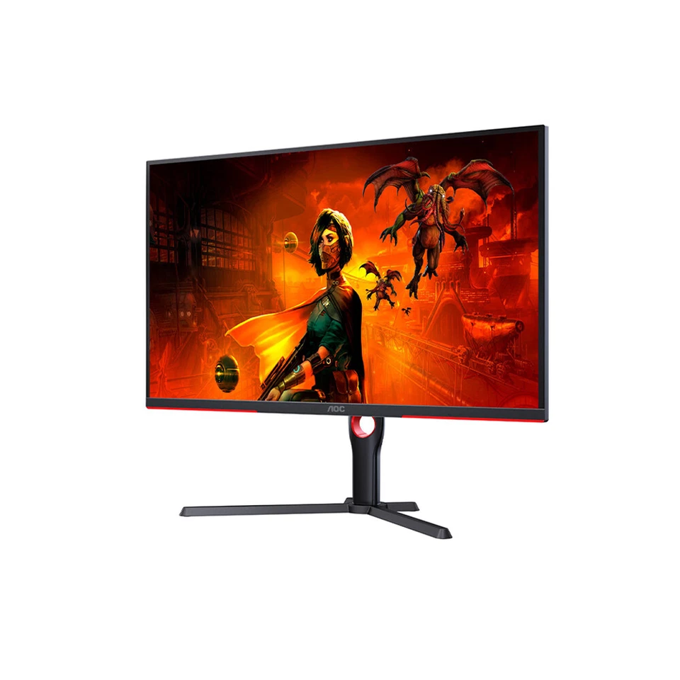 AOC U32G3X/BK 31.5 in 3840 x 2160 4K Ultra HD IPS 144Hz 1ms Flat Gaming Monitor - Image 3 of 4