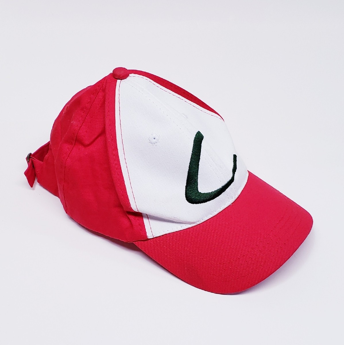 Pokémon Ash Ketchum Hat Embroidered Logos Cap StrapBack Cosplay