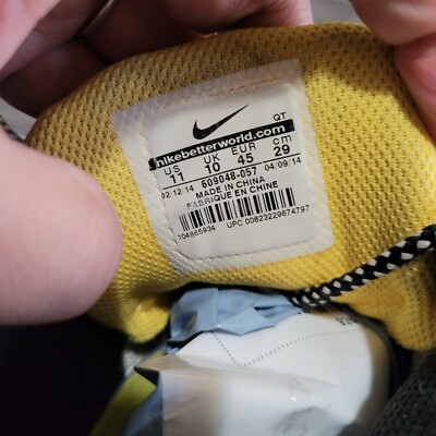 9/5 雄大様　① Nike Air Max 95 Tour Yellow 2014 Mens Size 11 609048-057 | eBay