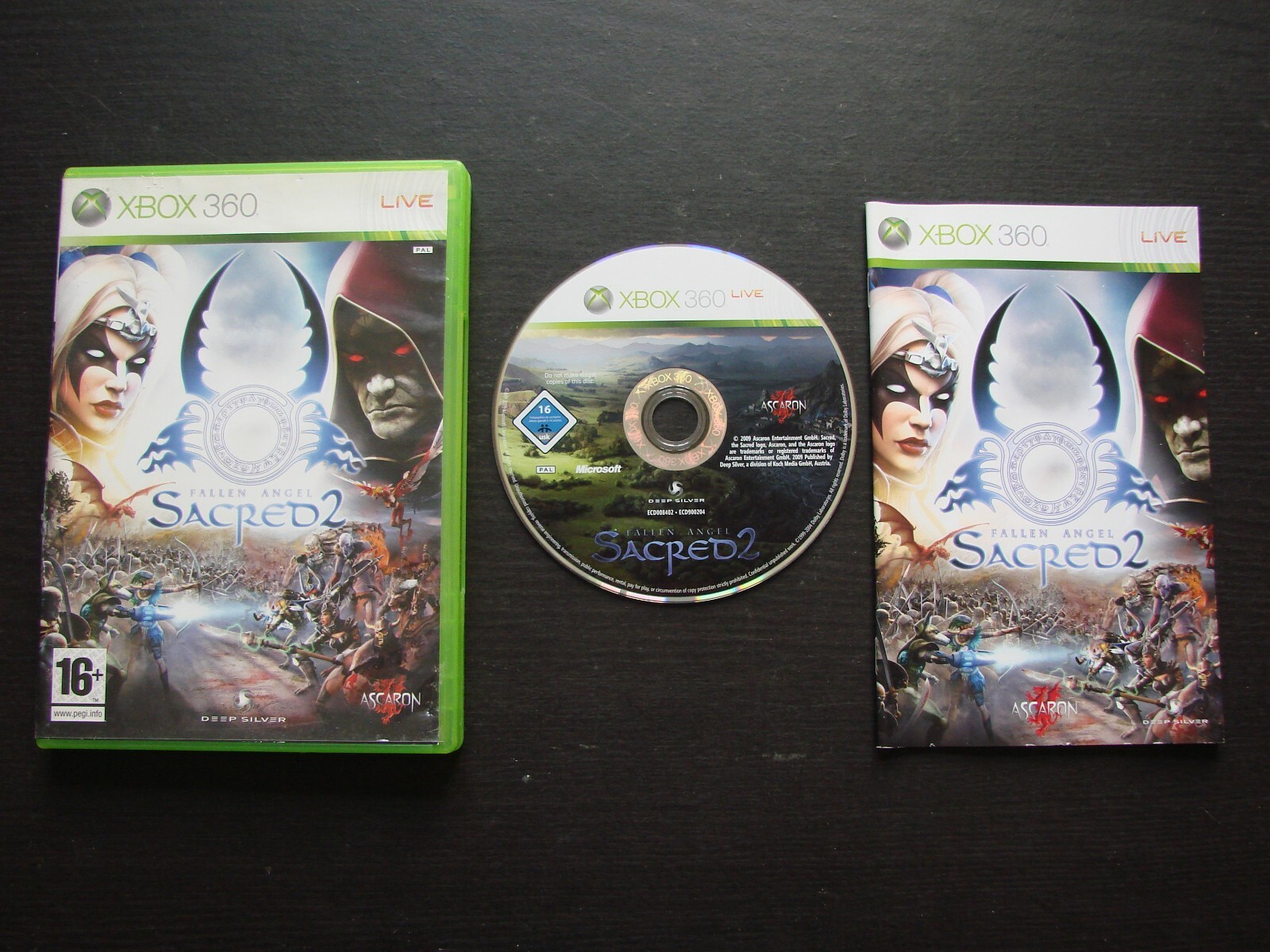 SACRED 2 FALLEN ANGEL : JEU Microsoft XBOX 360 Ascaron COMPLET