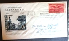 ALEXANDRIA VIRGINIA 1949 AIR 200TH ANNIVERCHRIST CHUARCH GRIMSLAND CACH FDC #C40