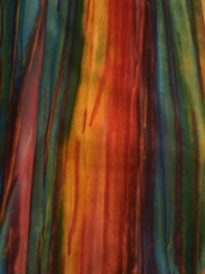 Indonesische Batik 100% Baumwolle Stoff Bali Batiken Quilten Nähen Basteln Multi Col