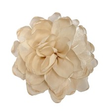 Dainty Camellia Flower Large Brooch Lapel Pins Handmade Fabric Flower Brooche...