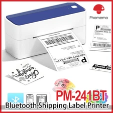 Bluetooth Shipping Label Printer or 4x6 Thermal Paper for Small Business Lot