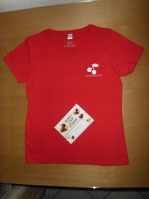 MON CHERI T-Shirt Gr. S rot FERRERO SWEET LOVE STORIES Shirt Damen Logo Women