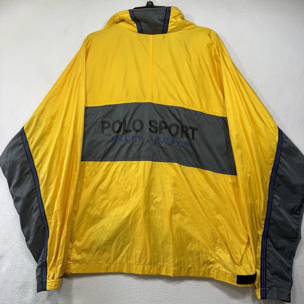 Vintage 90s Yellow Polo Sport Mens Jacket Spellout Ralph Vintage 90s Yellow Polo Sport Mens Jacket Spellout Ralph