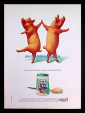 Yoplait Ultra Yogurt 2004 Dancing Pigs Trade Print Magazine Ad Poster ADVERT