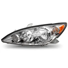 W/Bulbs Left/Driver For 2005 2006 Toyota Camry Headlights Halogen Headlamp 05 06