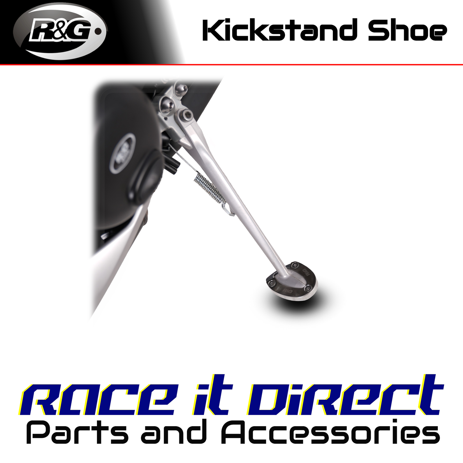 Kickstand Shoes for Triumph Street Triple R 765 2017-2022 R&G