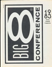 1983 Big 8 conference Spring football Prospectus (3/6/83)