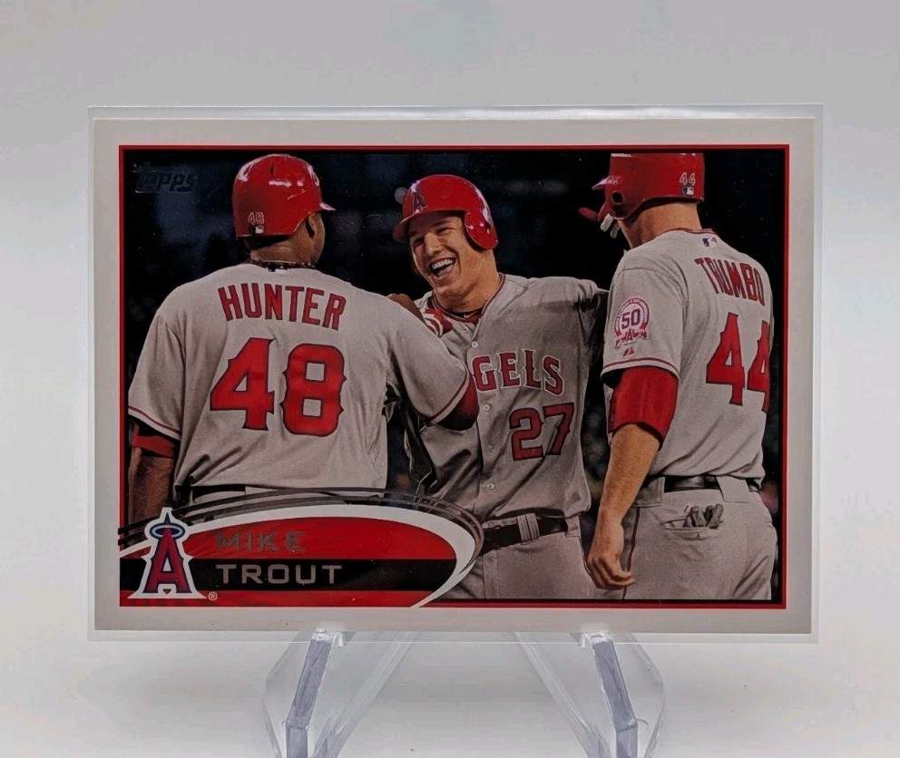Mike Trout 2012 Topps Baseball Base Card #446 Los Angeles Angels
