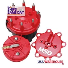 Msd Ignition 8420MSD, Kit Cap-A-Dapt Kit Chevy V8 Red Plastic Performance Parts