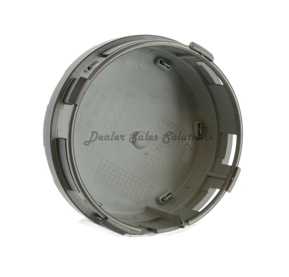 New Genuine Mercedes-Benz Wheel Center Cap Hub Matte Chrome 75mm (2017-2019) OE - Image 4 of 4