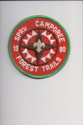 1980 Forest Trails Spring Camporee patch (Thread Break)