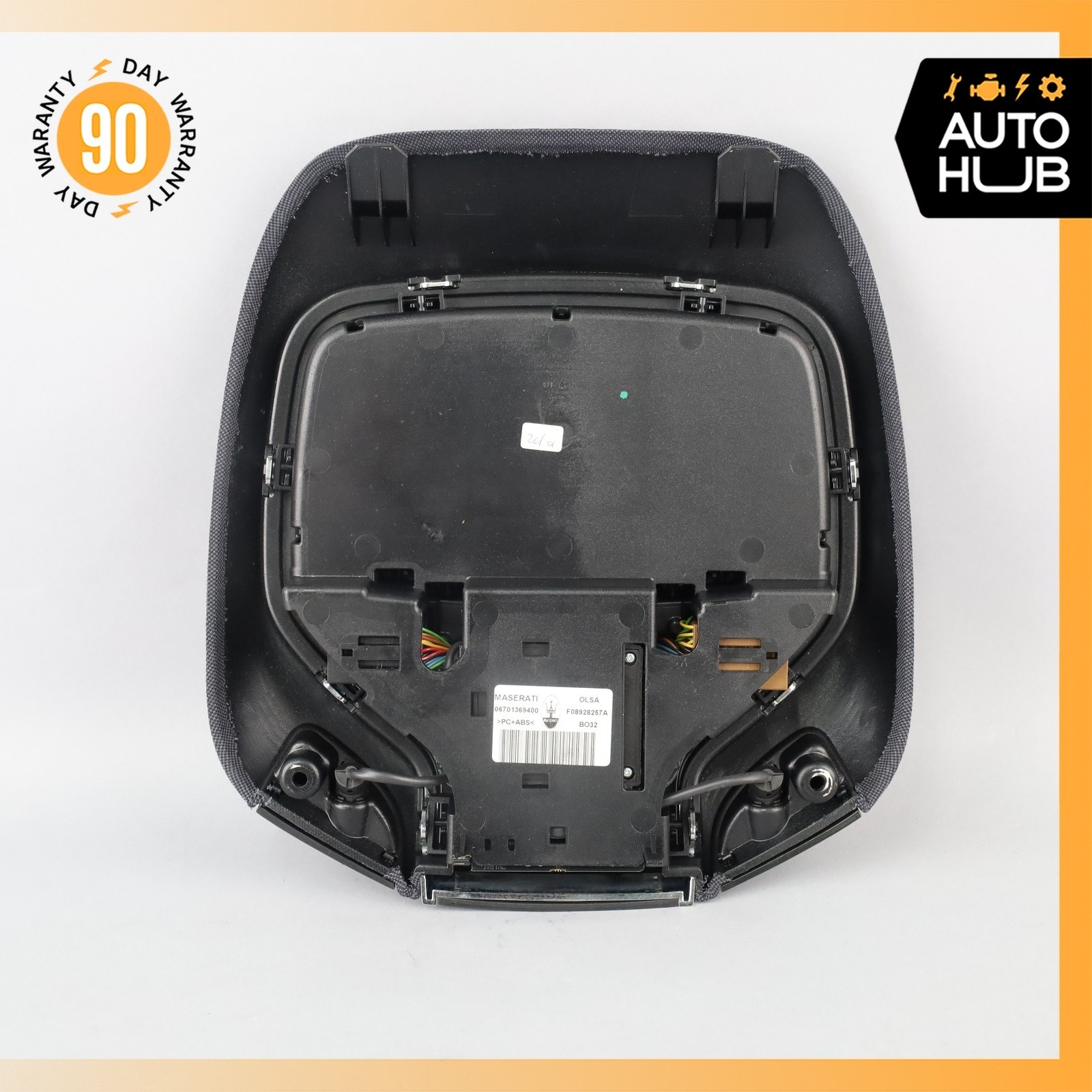 17-20 Maserati Levante M161 Interior Overhead Dome Light Lamp Black OEM 89k