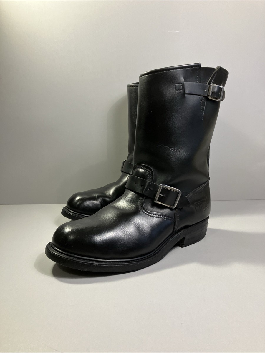 Vintage Heavy Duty Engineer Boots USA Made Steel Toe  display picture 1