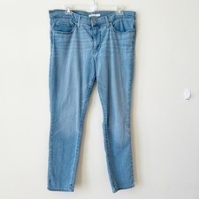 Levis 311 Shaping Skinny Jeans Light Wash Blue Denim Size 33x30