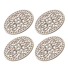 4Pcs Crochet Basket Base 5.5 Inch Round Bag Bottom for DIY Weaving Craft Basket