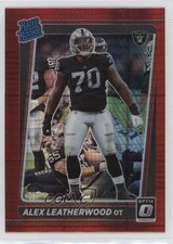 2021 Panini Donruss Optic Rated Rookie Red Hyper Prizm Alex Leatherwood 0qc2