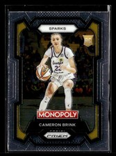 2024 Panini Prizm Monopoly WNBA #39 Cameron Brink Rookie Card Los Angeles Sparks