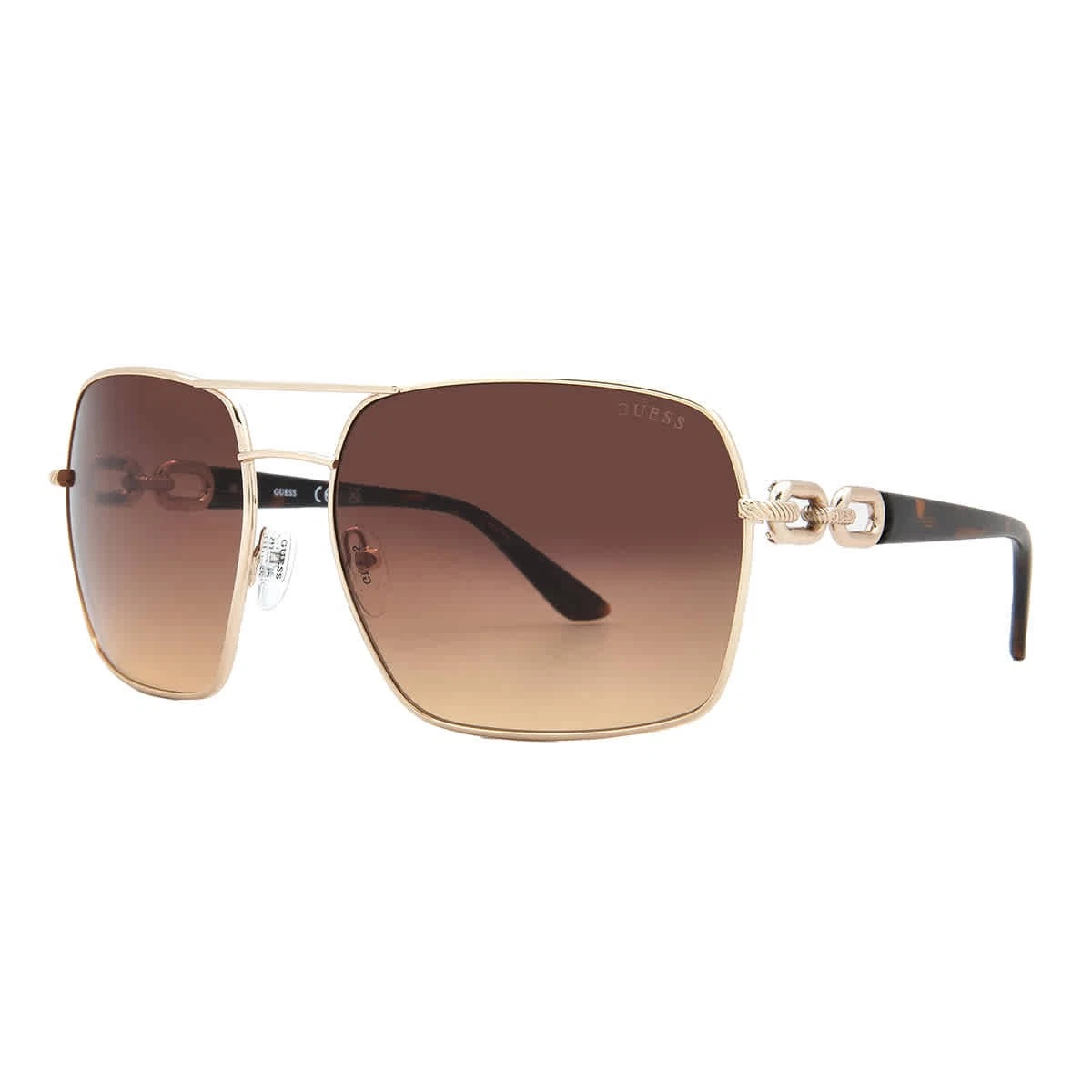 NWT Guess GU00209-33V Gold Aviator 61mm Sunglasses GUESS Aviator Sunglasses for Women for sale | eBay main image 4