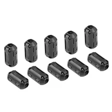 10PCS 4.7-6.7mm Ferrite Cores Ring RFI EMI Noise Suppression Filter Cable Clip