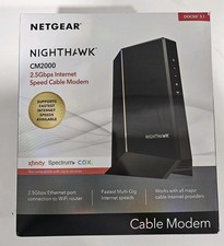 NETGEAR Nighthawk Multi-Gig Cable Modem CM2000 - Compatible with All Cable co