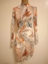 Fashion Nova Tan Mini Dress Extra Small