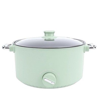 Electric Hot Pot 3L 800W Multifunctional Cooker Food Grade Nonstick US Plug