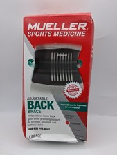 Mueller Sports Medicine Adjustable Back Brace One Size  BRAND NEW IN BOX  