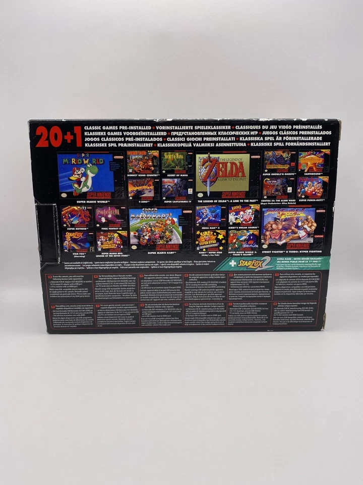SNES Mini Super Nintendo Classic Mini Entertainment System 21 Spiele OVP wie Neu - Bild 3 von 4
