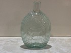 Good GameHistorical Flask Pontil Scared Base Deer And Weeping Willow Tree Pint — photo 3