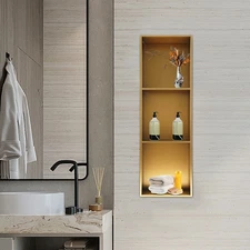 Recessed Shower Storage Shelf Bathroom Shelf Organizer Stainless Shower Shelf