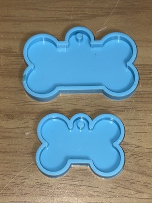 Dog bone silicone mold, dog tag mold,  pet tag resin mould for resin crafts
