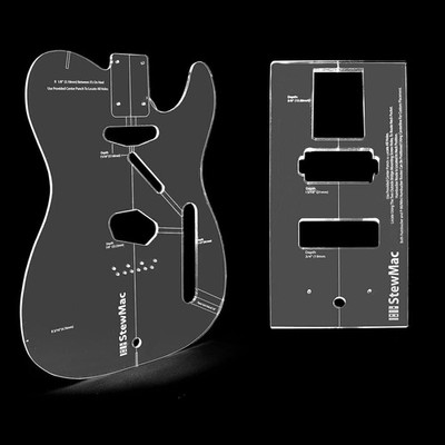 StewMac Routing Template for Vintage Tele, Body Set (2376)