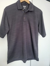 Kirkland Men's Dark Gray Signature Performance Polo Short Sleeve Size M
