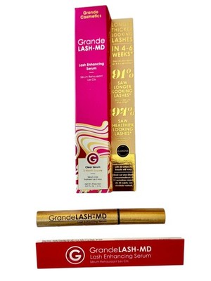 Grande Cosmetics GrandeLASH-MD Lash Enhancing Eyelash Serum 2mL Clear NEW SEALED