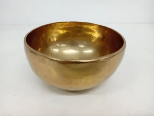 Singing Bowl Handcrafted Brass Healing Meditation Tibetan Sound - L792*