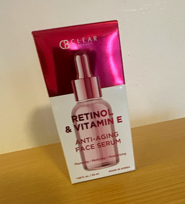 BB CLEAR Retinol & Vitamin E Anti-Aging Face Serum 1.69 fl oz / 50 ml
