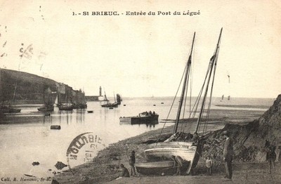 CPA 22 - SAINT-BRIEUC (C. d'Armor) - 1. Eingang zum Hafen von Légué (Hamonic)