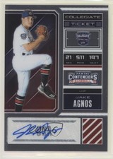 2018 Panini Elite Extra Edition 52/99 Jake Agnos #USA-JA Auto s3g