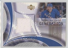 2001-02 Upper Deck Generation Next Jerseys Manny Malhotra #GN-MM 0v1