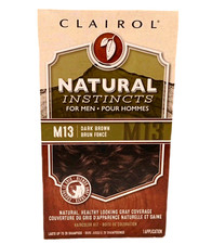 CLAIROL Natural Instincts For Men M13 Dark Brown Haircolor Kit Dye Discontinued